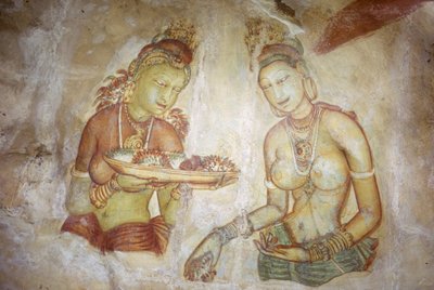 Fresco/Ladies of Sigiriya/Sri Lanka av Unbekannt