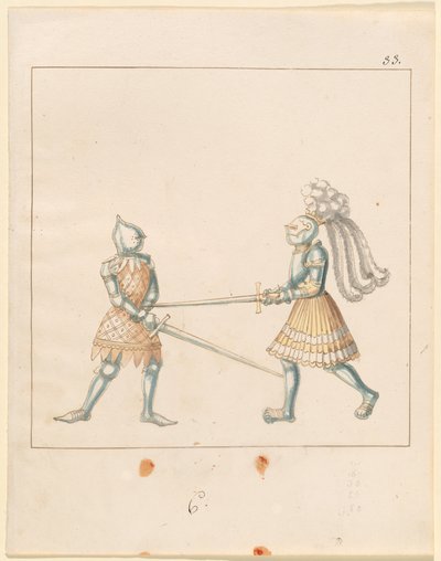 Freydal, The Book of Jousts and Tournament of Emperor Maximilian I: Combats...Plate 163, c1515. av Unbekannt
