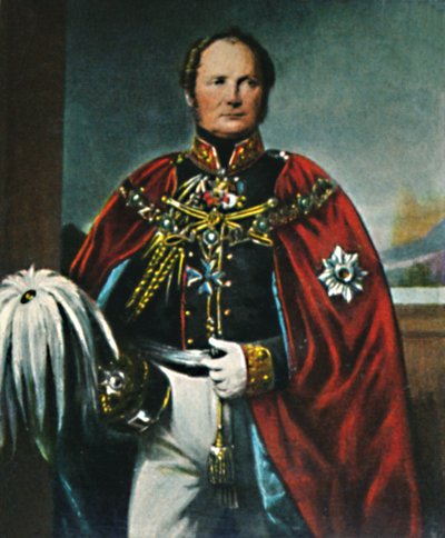 Friedrich Wilhelm IV. 1795-1861. - Maleri av p. Krüger, 1934. av Unbekannt