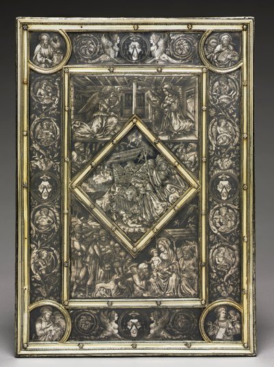 Forside for en evangeliebok av den franske kardinal Jean La Balou 1421-1491, ca. 1467-1468. av Unbekannt