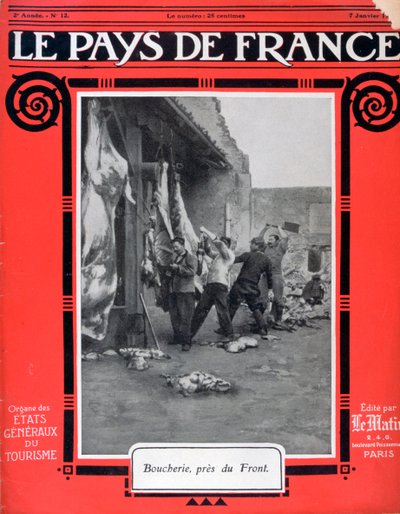 Forside av Le Pays de France, 7. januar 1915 av Unbekannt
