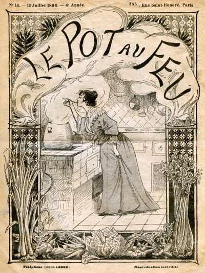 Forside av Le Pot au Feu, 15. juli 1896 av Unbekannt