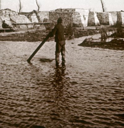 Frontlinje, Ramskapelle, Belgia, c1914-c1918 av Unbekannt