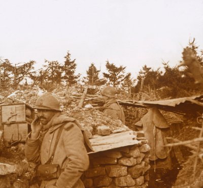 Frontlinje, Verdun, Nord-Frankrike, 1916 av Unbekannt
