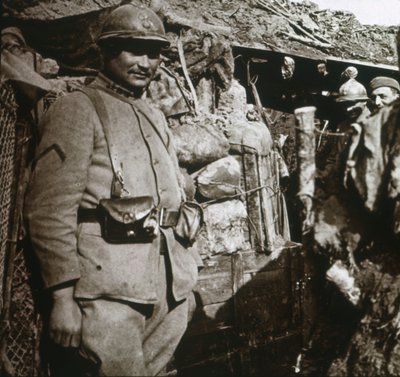 Frontlinje ved Berry-au-Bac, Nord-Frankrike, c1914-c1918 av Unbekannt