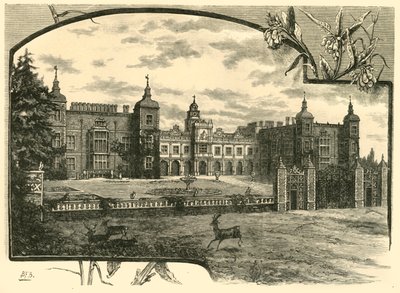 Foran Hatfield House, 1898. av Unbekannt