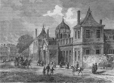 Foran Montagu House, Great Russell Street, Bloomsbury, London, 1830 1878 av Unbekannt