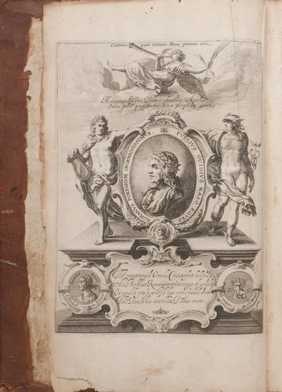 Frontispice med portrett av Ovid, Metamorphoses, Oxford, 1632 av Unbekannt