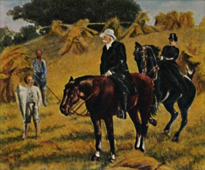 Prins Bismarck 1815-1898 som godseier. - Maleri av Marz, 1934. av Unbekannt
