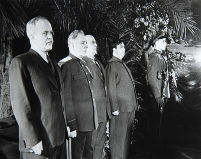 Begravelse til Joseph Stalin, Moskva, USSR, mars 1953 av Unbekannt