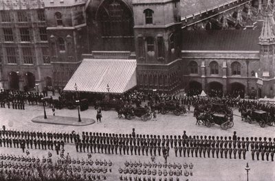 Begravelsesprosesjon til kong Edward VII, London, 20. mai 1910. av Unbekannt