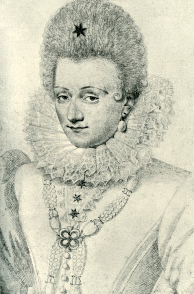 Gabrielle dEstrées, 1599, 1907. av Unbekannt