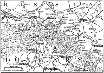 Galicia og Karpatene, 1915 av Unbekannt