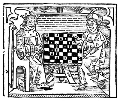 Spill og spill av sjakk, 1474 1956 av Unbekannt