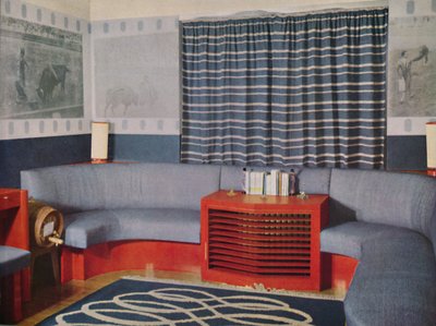 Lekerom - Cocktailbar i Earl of Jerseys London-hus, 1938 av Unbekannt