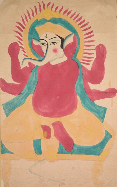 Ganesha, 1800-tallet. av Unbekannt