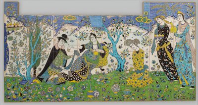 Hagesamling, Iran, 1640-50. av Unbekannt