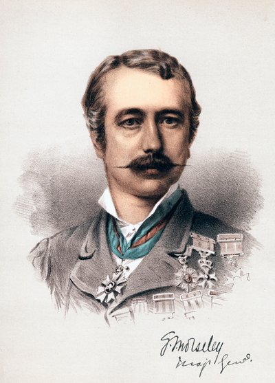 Garnet Joseph Wolseley, Viscount Wolseley, irskfødt britisk soldat, c1880 av Unbekannt