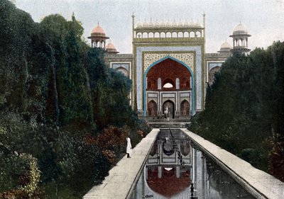 Porten til Taj Mahal, Agra, Uttar Pradesh, India, c1890 av Unbekannt