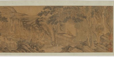 Samling ved Orchid Pavilion, Ming-dynastiet, 1500-1600-tallet. av Unbekannt