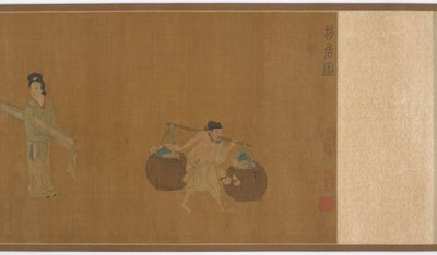 Ge Hong Moving House, Ming-dynastiet, 1500-tallet. av Unbekannt