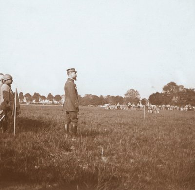 General Henri Gouraud, Chalons, Marne, Nord-Frankrike, c1914-c1918. av Unbekannt