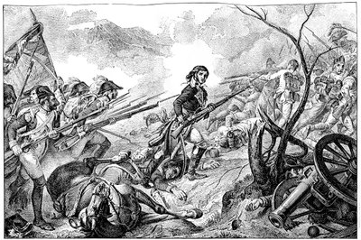General Joubert i slaget ved Rivoli, 14. januar 1797 1882-1884 av Unbekannt