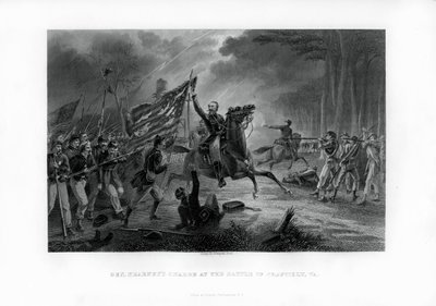 General Kearnys Charge, Slaget ved Chantilly, Virginia, 1. september 1862, 1862-1867 av Unbekannt