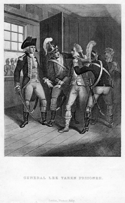 General Lee tatt til fange, 1777 1814 av Unbekannt