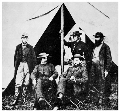 General McClellans hovedkvarter, Antietam, Maryland, amerikansk borgerkrig, 1861-1862 1955 av Unbekannt
