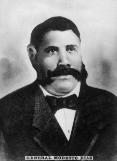 General Modesto Diaz 1826-1892, generalmajor for den cubanske frigjøringshæren, c1910 av Unbekannt