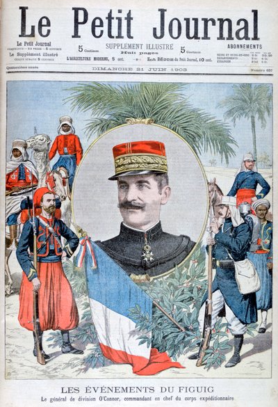 General OConnor, sjef for ekspedisjonsstyrken til Figuig, Marokko, 1903. av Unbekannt