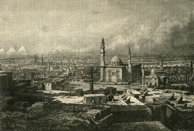 Generelt syn på Kairo, 1890. av Unbekannt