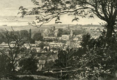 Generelt syn på Winchester, 1898. av Unbekannt