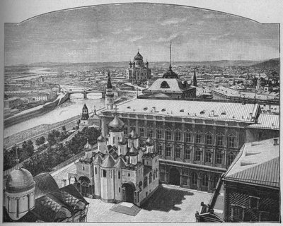 Generelt syn på byen Moskva, 1902 av Unbekannt