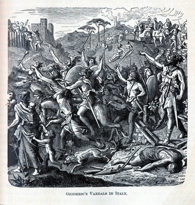 Genserics Vandalen in Italien, 1882 von Unbekannt