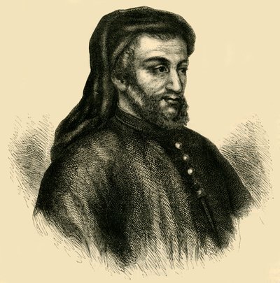 Geoffrey Chaucer, c1878. av Unbekannt