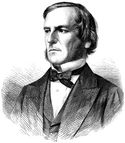 George Boole , engelsk matematiker og logiker, 1865 av Unbekannt
