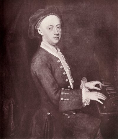 George Frederick Handel, c1720, 1919 av Unbekannt