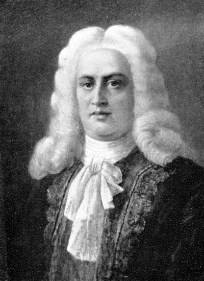 George Frideric Handel, 1685-1759, tysk barokkkomponist, 1909 av Unbekannt