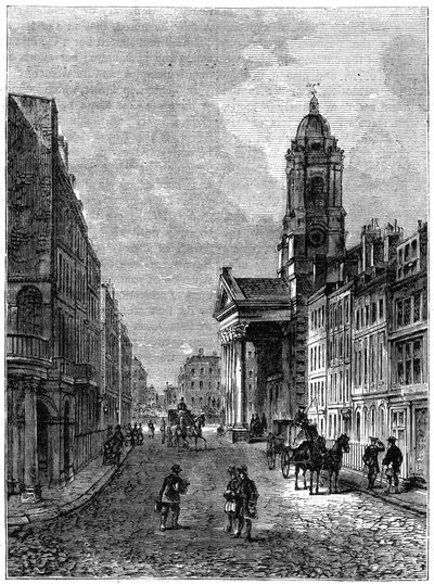 George Street, Hanover Square, London, 1800 1891 av Unbekannt