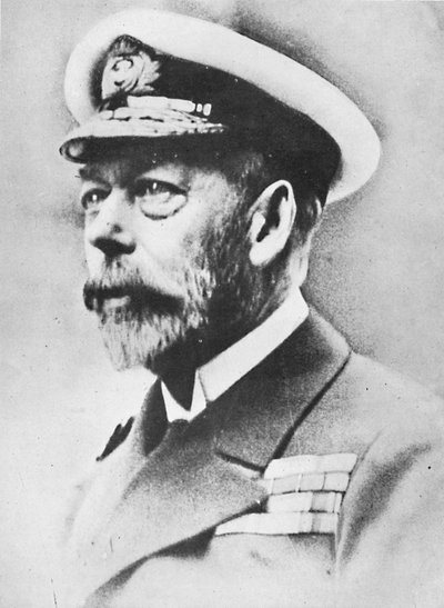 George V, konge av Storbritannia fra 1910, c1936, 1945 av Unbekannt
