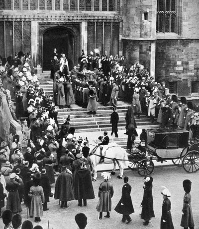 George Vs hvilested, St Georges Chapel, Windsor Castle, 28. januar 1936 av Unbekannt