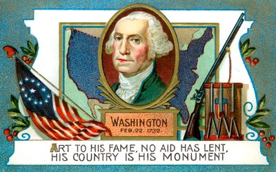 George Washington 1732-1799, amerikansk president, 1700-tallet av Unbekannt