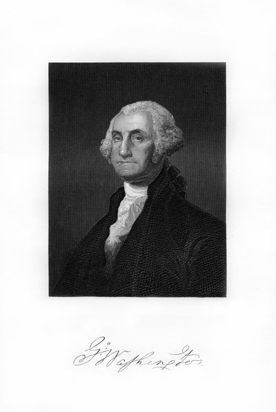 George Washington, den første presidenten i USA, 1872 av Unbekannt