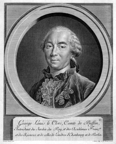 Georges-Louis Leclerc, Comte du Buffon, fransk naturforsker, 1761 av Unbekannt