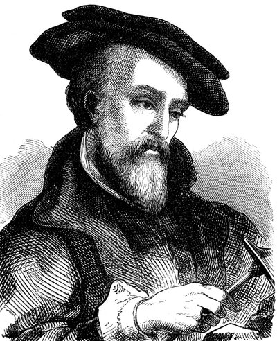 Georgius Agricola 1494-1555, tysk lege, mineralog og metallurg, 1881 av Unbekannt