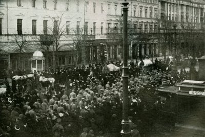 Tyske fanger i Warszawa, 1919. av Unbekannt