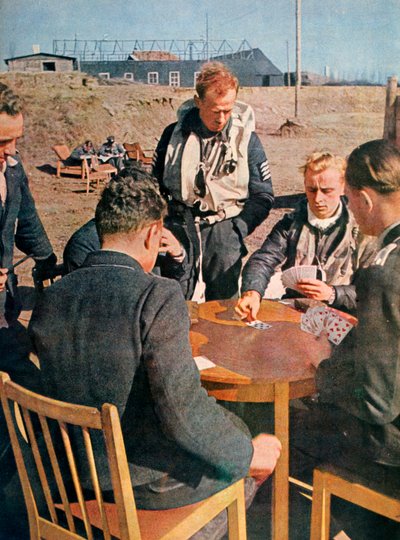 Tyske flyvere uten tjeneste, Frankrike, 1943 av Unbekannt