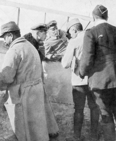 Tyske flygere skutt ned av den franske essen Jean Navarre, 1916 av Unbekannt